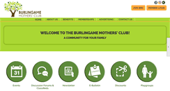 Desktop Screenshot of burlingamemothers.org